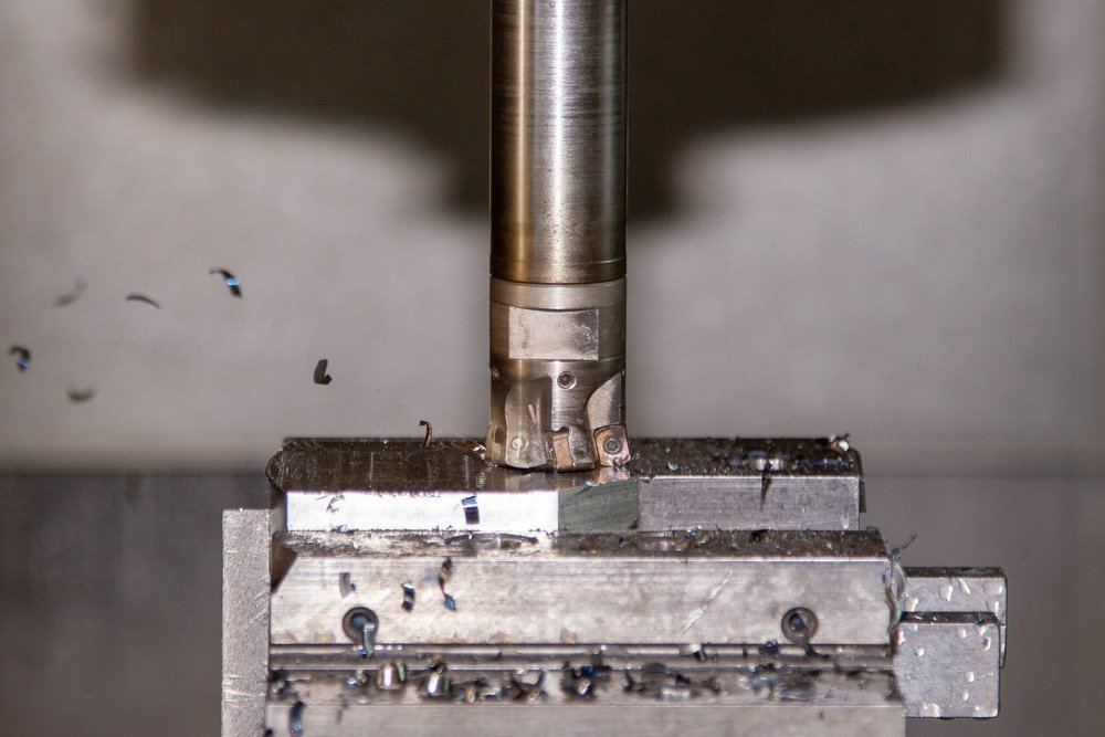 Präzisionsfrästeil aus der Fertigung der PUFFE Mechanik GmbH