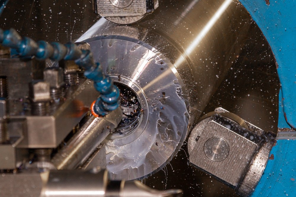 CNC-Drehmaschine in der Ausbildungswerkstatt